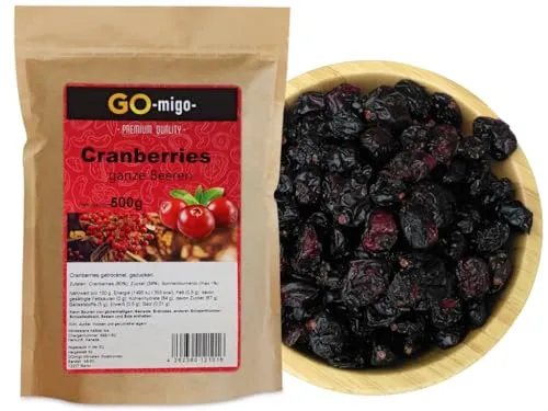 0,5kg Cranberries ganze beeren Top Qualität 500g