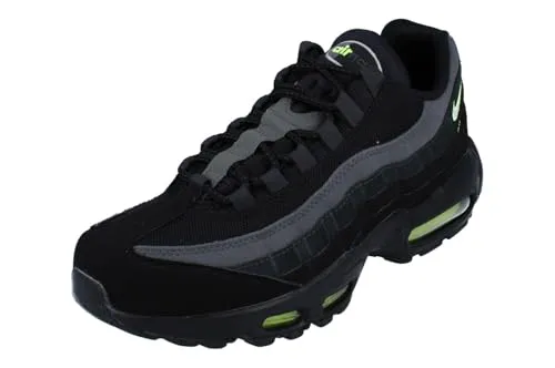Nike Air Max 95 - Retro Logo - Herren Sneakers Schwarz CV1635-002, EU 45 US 11 - Sneaker mit doppelter Max Air Dämpfung für ultimativen Komfort und reflektierenden Details für mehr Sichtbarkeit, ideal für den Alltag und Streetwear.