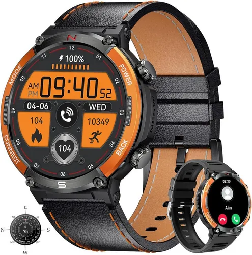 Lige ST7-A Smartwatch - Herren Smartwatch mit 1,52