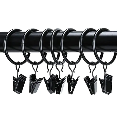 Gardinen- & Vorhangringe Schwarz von Concisea