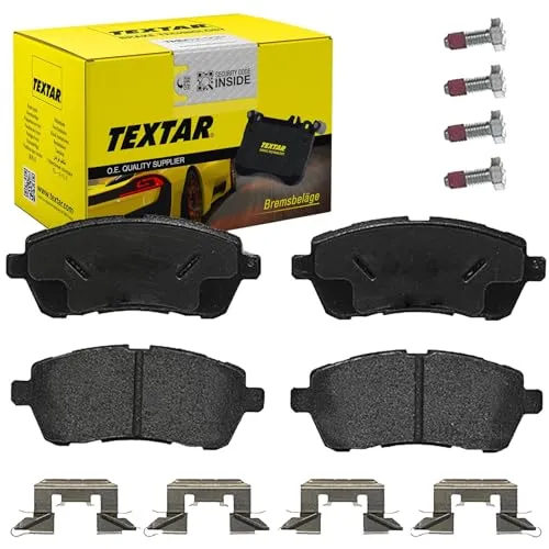 Textar 2428302 Bremsbelagsatz, Scheibenbremse - Auto-Bremsbeläge, hochwertiger Bremsbelagsatz für optimale Bremsleistung und Sicherheit. Ideal für eine sichere Fahrt.