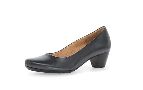 Gabor Comfort Sport Damen 02.120.26 Pumpe, Blau (Midnight), 38 EU Weit - Damen-Pumps mit COMFORT-Mehrweite für optimalen Tragekomfort den ganzen Tag.