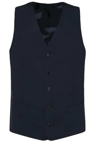 Digel Anzugweste Livorno (1-tlg) blau 56 - Elegante Anzugweste in Dunkelblau für den Business-Look. Bequem im Comfort Fit mit zwei Leistentaschen und hochwertigem Mischgewebe. Ideal für stilvolle Anlässe.