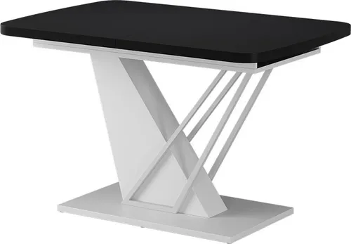 Vicco Esstisch Fenaro, ausziehbar 120-160 cm, Schwarz/Weiß