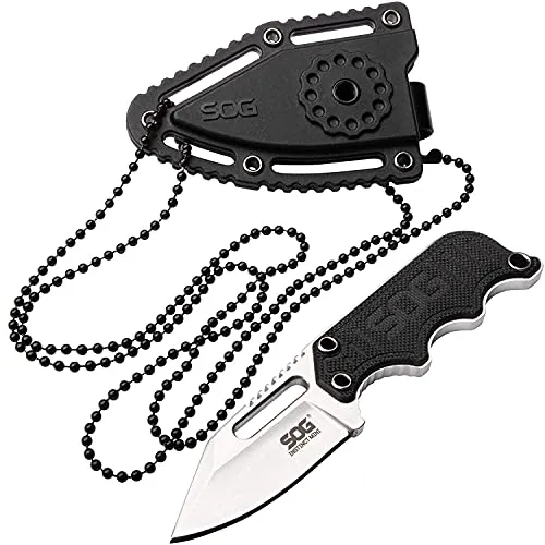 SOG Instinct Mini Taschenmesser - Schwarz NB1002-CP - Taschenmesser in Schwarz, leicht und kompakt mit nur 0,11 kg - ideal für Outdoor-Abenteuer und den täglichen Gebrauch.