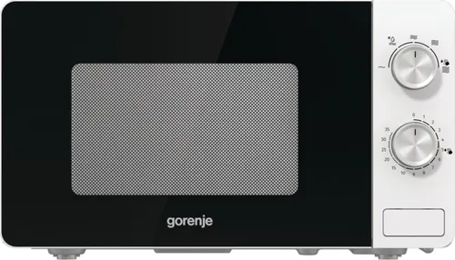 Gorenje MO17E1W Mikrowelle - Kompakte Mikrowelle mit 700 Watt Leistung, ideal für kleine Küchen und schnelles Aufwärmen von Speisen.