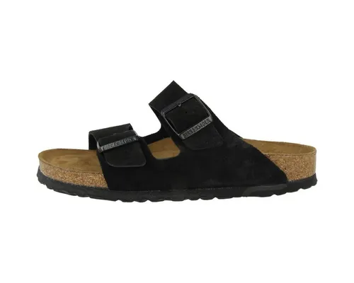 Birkenstock Arizona Sfb Etroite - 39 EU - Schwarze Leder-Sandalen für Erwachsene in Größe 39, mit komfortabler Leder-Innensohle für optimalen Tragekomfort und Unterstützung.