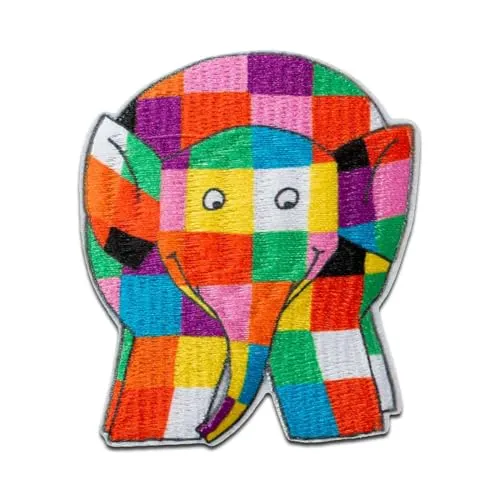 Mono-Quick 1805x Elmer Applikation, Bügelbild, Patch, Aufnäher Elefant (18054 - Elmer Front)