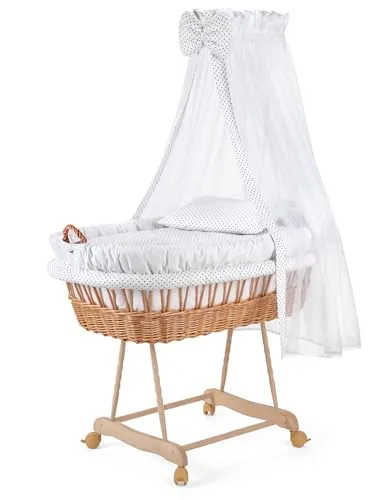 WALDIN Stubenwagen-Set XXL, komplett mit Ausstattung von Waldin