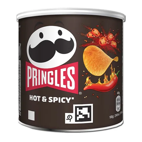  Pringles Hot & Spicy Chips, 40g Dose 27,75€/1kg