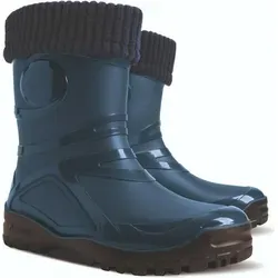 Demar YOUNG FUR 2 Gummistiefel Dunkelblau Größe 37 - Robuste Gummistiefel mit wärmender Innensohle aus Wolle für optimalen Komfort. Ideal für Regen und Schnee, mit rutschfester Sohle für sicheren Halt. Praktisch und vielseitig einsetzbar!