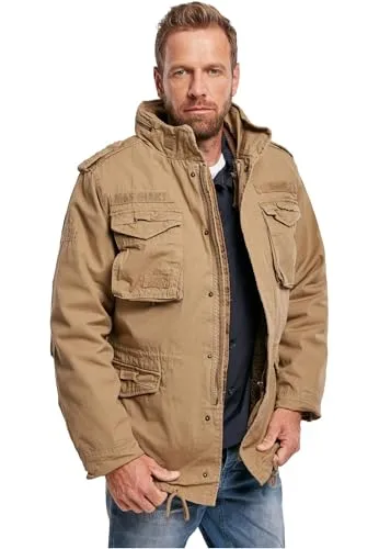 Brandit M65 Giant Jacket - Camel, 7XL - Funktionsjacke im klassischen Army Style mit 2-in-1 Funktion: herausnehmbare Innenjacke für wechselhaftes Wetter. Robuste Details und Vintage-Look machen sie zur idealen Wahl für Freizeit und Outdoor.