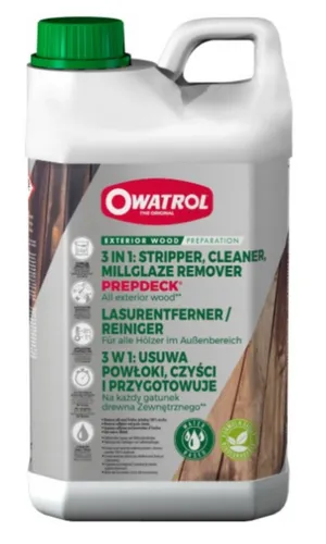 Prepdeck 2,5l Owatrol Lasurentferner Holzreiniger Anstrichentferner Abbeizer