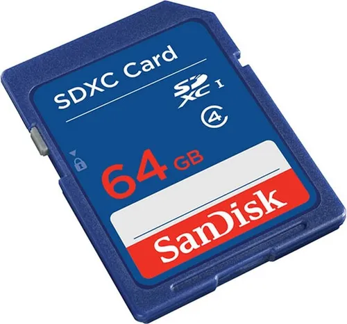 SanDisk® SDHC™ Speicherkarte 64 GB - Blau