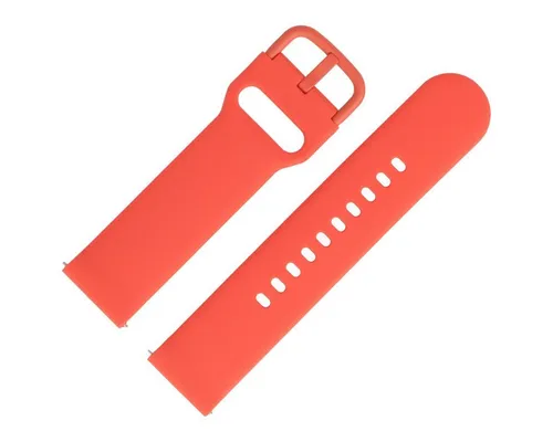 MARBURGER Uhrenarmband 22mm Silikon Fitness Smartwatch XS Extra Kurz Rot
