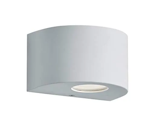 Reality Leuchten LED Außen Wandleuchte Rosario R28232631 - Moderne LED Außen Wandleuchte in Weiß matt mit Up und Down Beleuchtung. Inklusive 2x 2 Watt LED für energiesparende und langlebige Ausleuchtung. IP44 Schutz für den Außenbereich.
