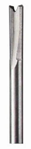 Dremel 650 Fräser (HSS) (Zubehör für Multifunktionswerkzeug, HSS-Fräser 3,2mm zum Gravieren, Schnitzen und Fräsen in Holz, Laminate, Kunstoffe, Plexiglass, Gummi, Spanplatten u.v.m.)