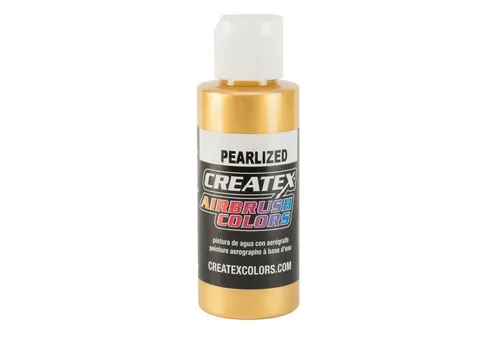 Createx Colors Acrylfarbe pearl Satingold Airbrush Colors Farbe 120ml 12 5307 CREATEX