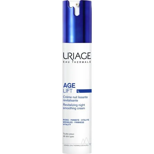 Uriage Age Lift Glättende Nachtcreme 40ml - Nachtcreme für revitalisierte Haut, spendet intensive Feuchtigkeit und glättet Falten über Nacht.