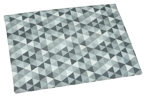 SEMPLIX Bügelunterlage mit rutschhemmender Rückseite, für kleine Bügelarbeiten beim Nähen, Patchworken, Basteln, Plotten und Sticken Zuhause & Unterwegs, 30 x 40 cm (Stein/Grau)