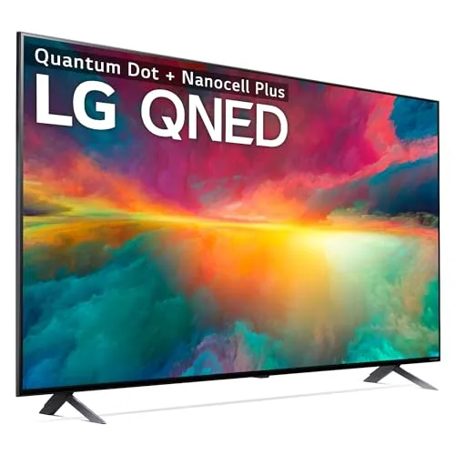 LG 55QNED756RA QNED-Fernseher 55 Zoll - 4K Ultra HD Smart-TV mit α5 Gen6 4K AI-Prozessor für atemberaubende Bildqualität und vielseitige Smart-Funktionen. Genießen Sie Streaming mit Netflix, YouTube und mehr!