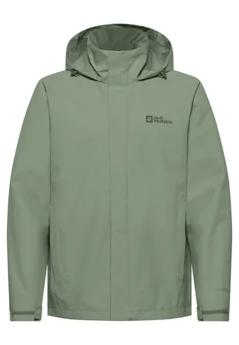 Jack Wolfskin Trailtime 2L Jacket M eucalyptus XL - Funktionsjacke für Herren, wasserdicht mit TEXAPORE CORE Membran (10.000 mm) und atmungsaktiv (6.000 g/m²/24Std), ideal für Outdoor-Abenteuer und den Alltag.
