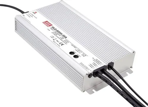 Mean Well MW HLG-600H-48A LED-Treiber - Hochwertiges LED-Netzteil mit robustem Metallgehäuse, ideal für den Einsatz im Innen- und Außenbereich. Bietet zuverlässige Stromversorgung mit IP65-Schutz und hohem Wirkungsgrad.