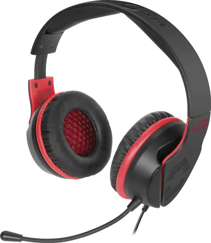 SPEEDLINK HADOW Gaming Headset - Schwarz, ausgewogener Stereo-Sound und optimaler Tragekomfort für lange Gaming-Sessions