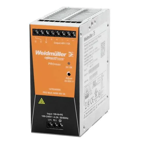 Weidmüller 1478130000 Hutschienen-Netzteil (DIN-Rail) 24 V/DC 10A 240W Inhalt 1St.