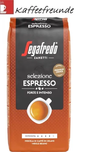 Segafredo Selezione Espresso Forte Intenso, ganze Bohnen, 1 kg - Dunkle Röstung mit intensivem Geschmack und hellbrauner Crema. Ideal für Kaffeevollautomaten und Siebträgermaschinen. Genießen Sie 1 kg erstklassigen Espresso.