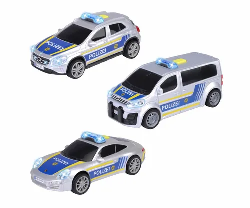 Dickie Toys Police Unit, 3-sort.