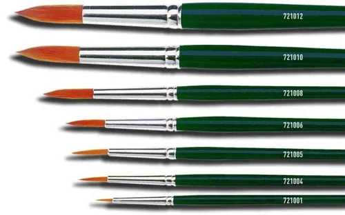 Kreul Pinsel Basic feines Nylon rund spitz Gr. 1 Pinsel