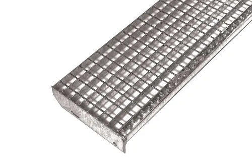 Treppenstufe Gitterroststufe verzinkt 1000x270 mm 30/30 Schweißpress