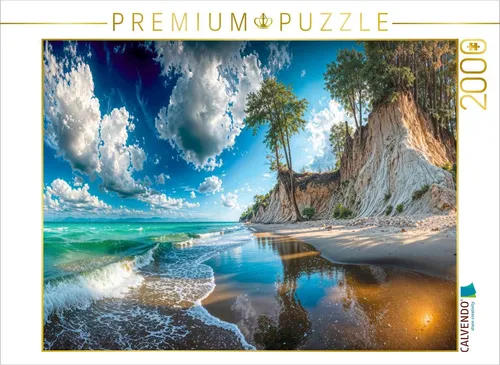 CALVENDO Puzzle Steilküste an der Ostsee | 2000 Teile Lege-Größe 90x67cm Foto-Puzzle für glückliche Stunden