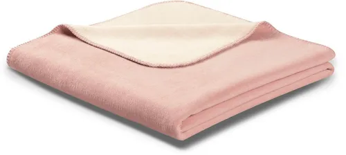 Biederlack Doubleface Wohn- und Kuscheldecke 150 x 200 cm - Farbe Lotus - Bettdecken in hochwertiger Baumwolle und pflegeleichtem Polyacryl, ideal für farbenfrohe Akzente und angenehme Kuschelstunden. Made in Germany, waschbar bis 30°C und besonders langlebig.