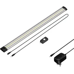ledscom.de LED Unterbau-Leuchte Siris 50cm mit Bewegungsmelder - LED-Lampe mit 655lm, extra flach und energieeffizient. Ideal für Küchen, Schränke oder Werkstätten. Mit einstellbarem Bewegungsmelder für praktischen Einsatz.