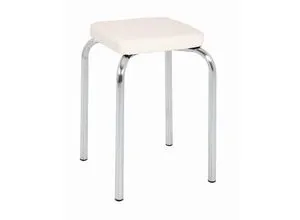 HAKU Sitzhocker Stapelhocker PIK, vielseitig & stylisch in weiß von CARRYHOME