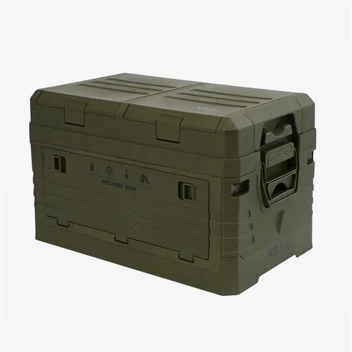 NILS CAMP Aufbewahrungsbox 2in1 Klappbare Kiste grün in grün von NILS CAMP