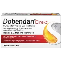 Dobendan Direkt Flurbiprofen 8,75 mg Lutschtabletten von Reckitt Benckiser Deutschland GmbH