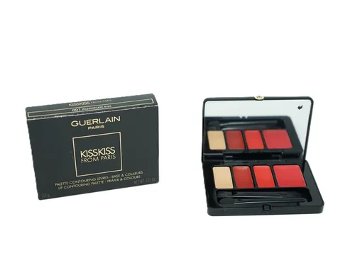 Guerlain KissKiss From Paris Lip Contour Palette 001 Passionate Kiss - Erleben Sie perfekte Lippenkonturen mit der hochwertigen Palette. Ideal für präzise Anwendung und langanhaltende Farbe. Perfekt für jeden Anlass!