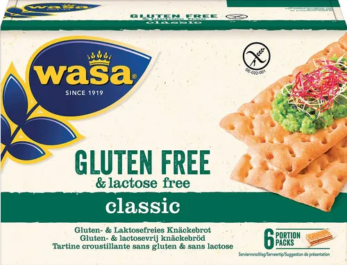 Wasa Knäckebrot Glutenfrei und Laktosefrei Classic 240g