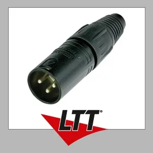 Neutrik NC 3 MXBAG XLR Stecker male schwarz