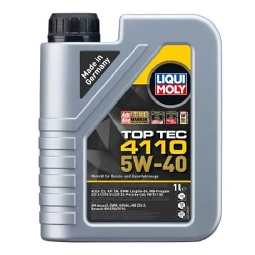 LIQUI MOLY Top Tec 4110 5W-40 | 1 L | Synthesetechnologie Motoröl | Art.-Nr.: 21478