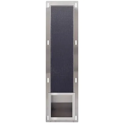 KOLMAN Toilettenpapieraufbewahrung Unterputz Wall Box Paper 3 Silber