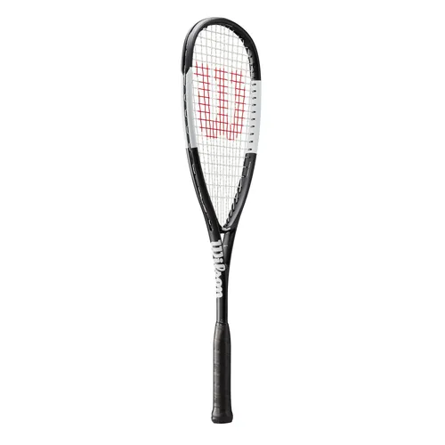 Wilson Squashschläger Hyper Hammer Lite (120g/kopflastig) schwarz/weiss - besaitet -