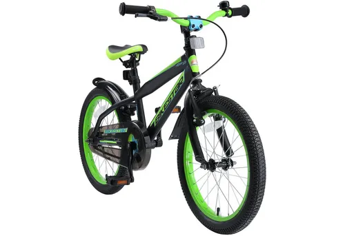 BIKESTAR Kinder Fahrrad 18 Zoll Urban Jungle in schwarz von BIKESTAR