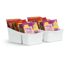 Pro Home Küchenorganizer für Gewürze und Tüten in weiß von ProHome