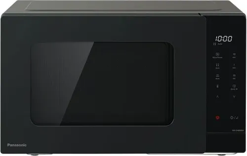 Panasonic Solo-Mikrowelle 25L 900W Schwarz - Mikrowelle mit 25 Litern, 900 Watt Leistung und praktischen Automatikprogrammen für schnelles und einfaches Kochen.