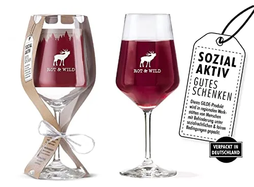 GILDE Glas Weinglas Rot & Wild 500ml 46395