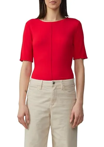 s.Oliver Geripptes Slim-Fit-Shirt mit Nahtdetail